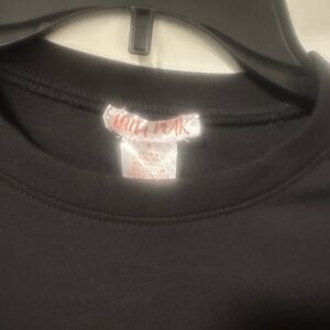 Black Long Sleeve Top